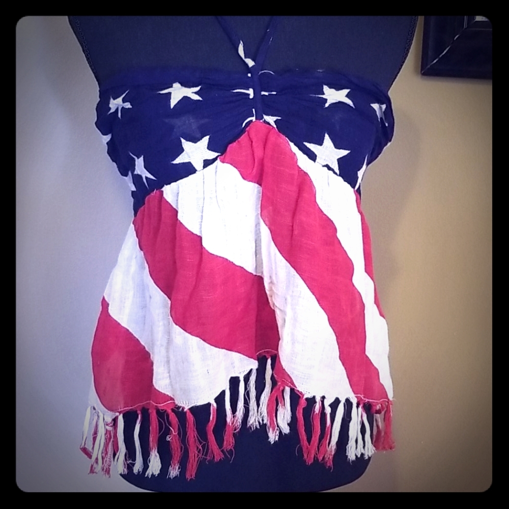 Ralph Lauren Denim & Supply Flag top